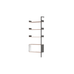 Gabinete &Tradition Rombe Bay IF6 con Estante Adicional en Nuez Lacado