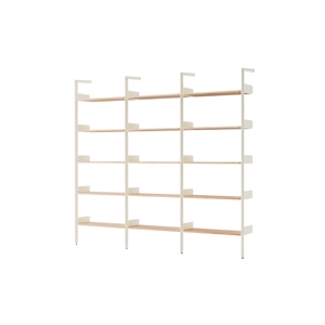 &Tradition Rhomb IF1 &IF4 & IF4 Configuración de Estantería F Roble Lacado