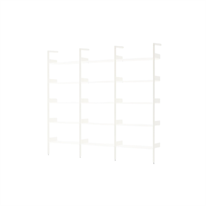 &Tradition Rhomb IF1 &IF4 & IF4 Configuración de Estantería F Roble Lacado/alabastro