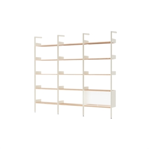 &Tradition Rhomb IF1 &IF4 & IF6 Configuración de Estantería H Roble Lacado