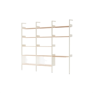 &Tradition Rhomb IF3 &IF5 & IF6 Configuración de Estantería J Roble Lacado