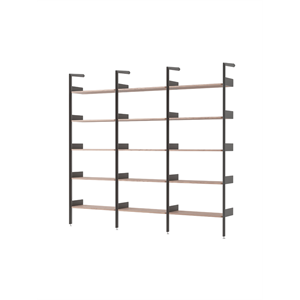 &Tradition Rhomb IF1 &IF4 & IF4 Configuración de Estantería F Nuez Lacado