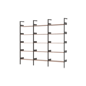 &Tradition Rhomb IF1 &IF4 & IF4 Configuración de Estantería F Nuez Lacado
