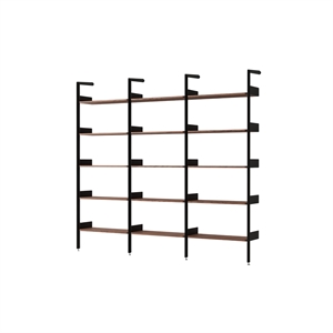&Tradition Rhomb IF1 &IF4 & IF4 Configuración de Estantería F Nuez Lacado