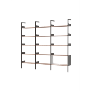 &Tradition Rhomb IF1 &IF4 & IF6 Configuración de Estantería H Nuez Lacado