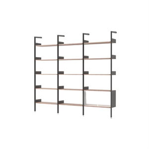 &Tradition Rhomb IF1 &IF4 & IF6 Configuración de Estantería H Nuez Lacado
