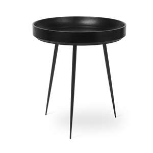 Mesa de Centro Mater Bowl Negro Madera de Mango Teñida de Negro