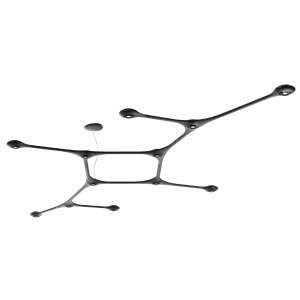 Lámpara colgante Eyen S12 de Intra Lighting, Negro