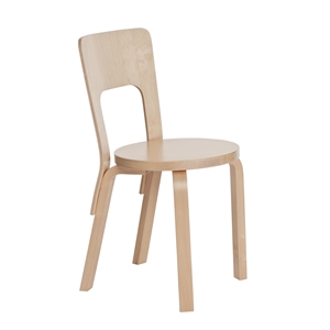 artek 66 Silla de comedor Abedul