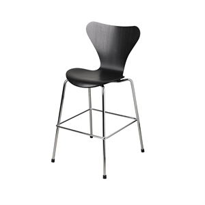 Silla Júnior Fritz Hansen Serie 7 Negro