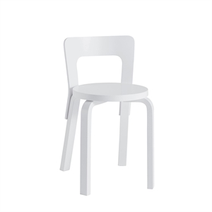 artek 65 Silla de Comedor Blanco