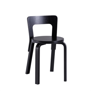 artek 65 Mesa de Comedor Silla Negro