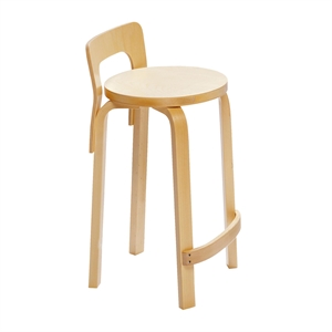 artek K65 Taburete de Bar Abedul