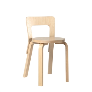 artek 65 Silla de Comedor Abedul