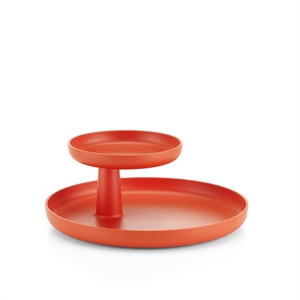 Vitra Rotary Tray Almacenamiento de Escritorio Poppy Rojo