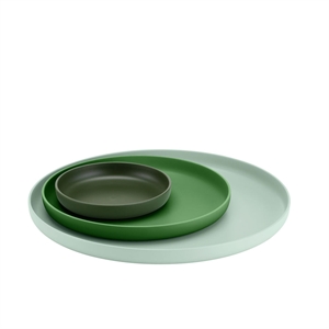 Vitra Trays Juego de Bandejas con 3 Verde