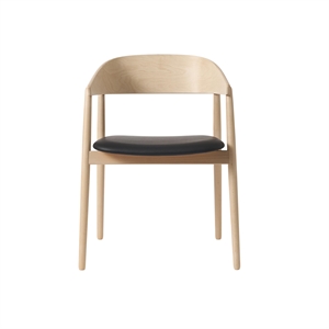 Silla de Comedor Andersen Furniture AC2, Roble Pigmentado Blanco/ Negro