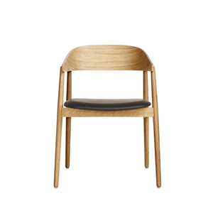 Silla de Comedor Andersen Furniture AC2, Roble Lacado Mate/ Negro