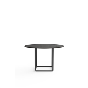 Mesa de Comedor Florence Ø120 Negro con Estructura Negro New Works