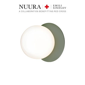 Nuura X Emili Sindlev Liila 1 Lámpara de Pared Mediano Verde Esperanza/Opalo