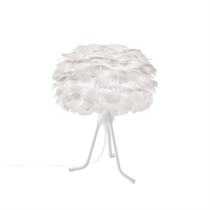 Lámpara de Mesa Umage Eos con Base de Trípode Micro Blanco y Patas en Blanco