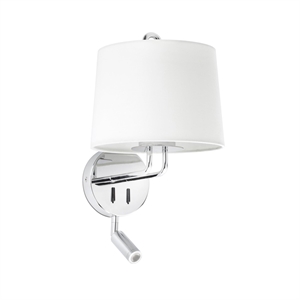 Faro MONTREAL Lámpara de Pared Orientable Cromo/ Blanco