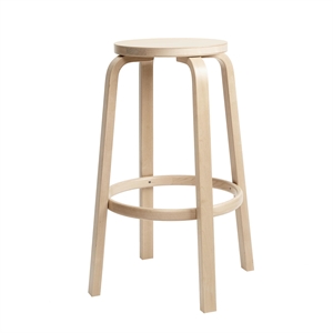 artek 64 Taburete de Bar Al. 75 cm Abedul