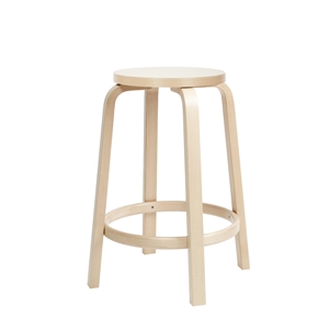 artek 64 Taburete de Bar Al. 65 cm Abedul