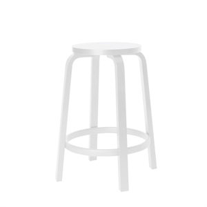 artek 64 Taburete de Bar Alt. 65 cm Blanco