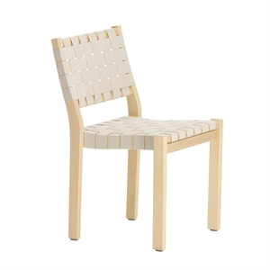 artek 611 Silla de Comedor Abedul/ Blanco