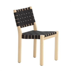 artek 611 Silla de Comedor Abedul/ Negro