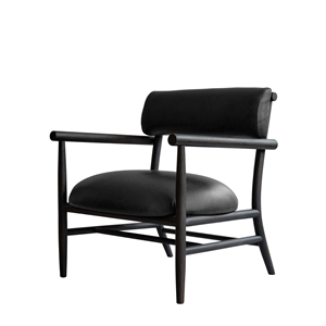 Sillón Nama de 101 Copenhagen en Piel Anilina y Negro