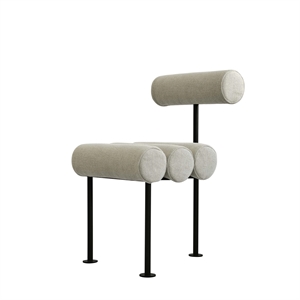 Silla de Comedor Hiro de 101 Copenhagen, Negro y Arena