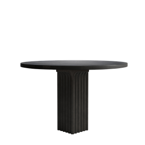 Mesa de Comedor 101 Copenhagen Arc Ø120 Café Negro/Roble