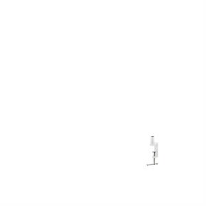 Lámpara de Pared Stilnovo Torino con Clip Blanco