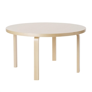 artek Mesa Redonda Aalto 90A 60 cm Abedul