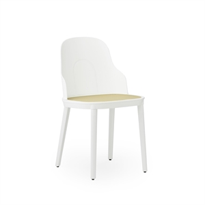 Normann Copenhagen Silla de Comedor Allez con Mimbre Blanco