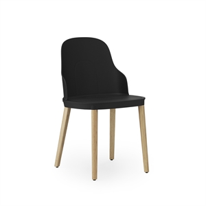 Normann Copenhagen Silla de Comedor Allez Madera de Roble Negro