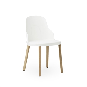 Normann Copenhagen Silla de Comedor Allez Roble Blanco