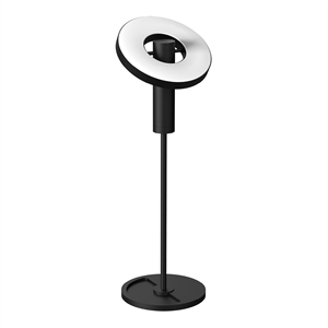 Lámpara de Mesa Tonone Beads con Luz Ascendente, Color Negro Ahumado.