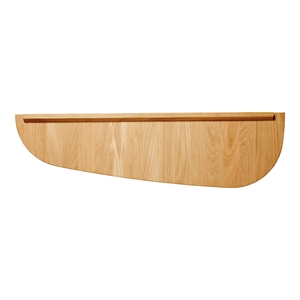 Estantería Andersen Furniture de 3 Estantes, 78,5 x 22 Cm, Roble Aceitado Natural