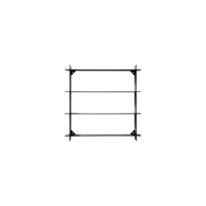 Estantería de Acero Negro de La División de Muebles Andersen