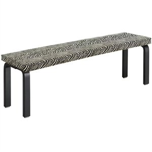 Banco artek 168B Negro/ Cebra