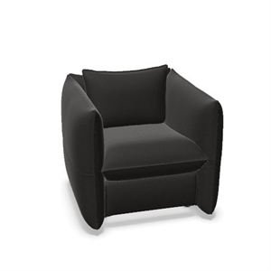 Sillón Vitra Mariposa Club Laser RE/Dark Carbon