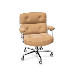 Silla de Oficina Vitra Lobby ES 105 Ocre/ Cromo