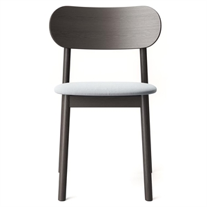 Silla de comedor Decotique Elephant en roble oscuro/cielo nórdico