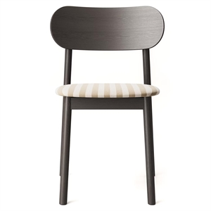 Silla de Comedor Decotique Elephant en Roble Oscuro y Cinta Suave
