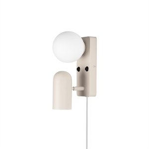 Globen Lighting Doppio Lámpara de Pared Beige