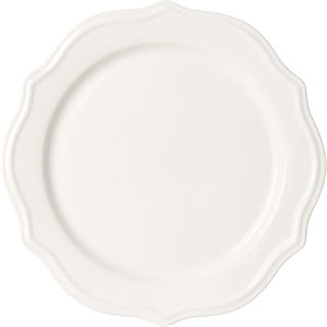 Decotique Violette Plato 28 cm Blanco