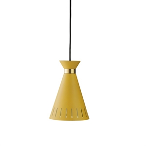Warm Nordic Cone Lámpara Colgante Amarillo Miel